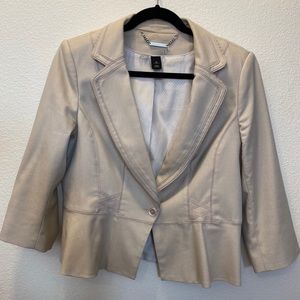 WHBM - Beige Blazer